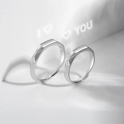 Love You Set - 2 Rings WIth a Box