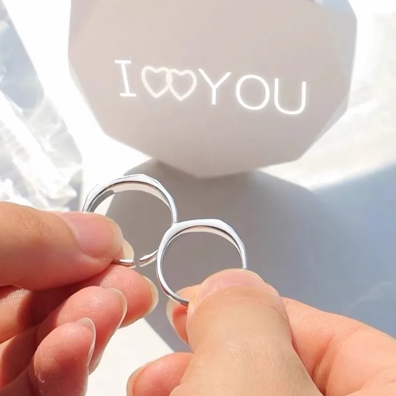 Love You Set - 2 Rings WIth a Box